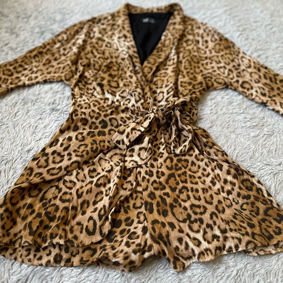 Zara trf collection Cheetah Print Romper - Picture 5 of 13